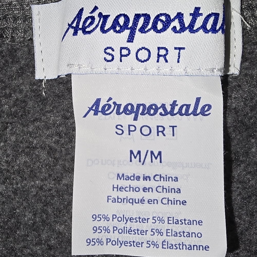 #1369 Aeropostale Charcoal Jogger Pants - Picture 4 of 6